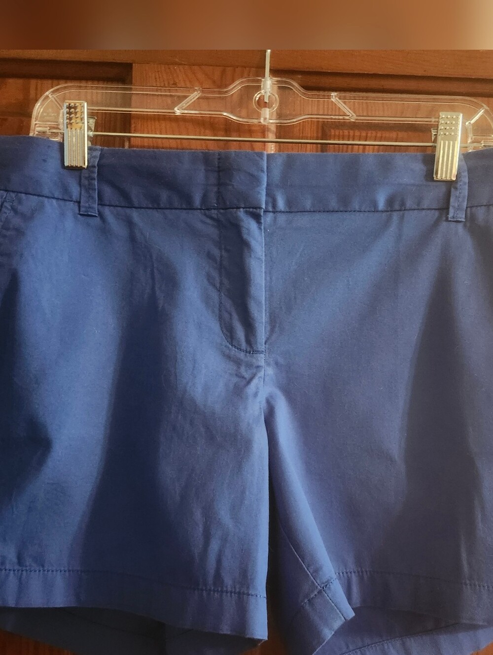 J. Crew Cobalt Blue Chino Shorts With 5" Inseam